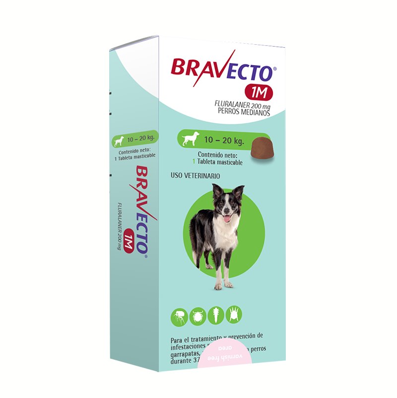Bravecto Perros 1M 10 a 20 Kg