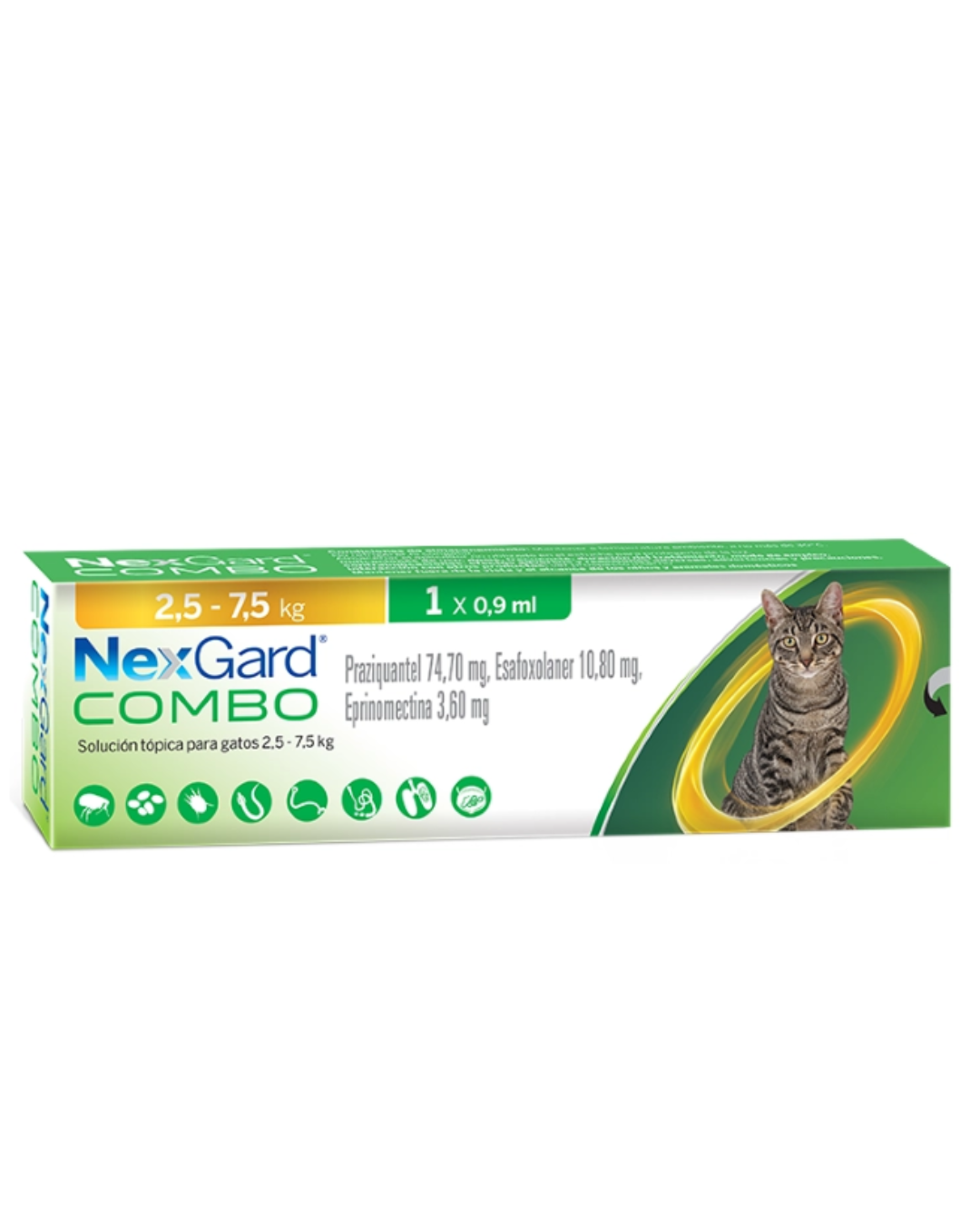 Nexgard Combo Gatos 2.5 a 7.5 kg